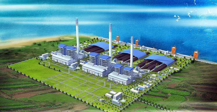 Dự án Nhà máy Nhiệt điện Sông Hậu 1 thuộc Trung tâm Điện lực Sông Hậu có tổng mức đầu tư hơn 43.000 tỷ đồng. Ảnh: st