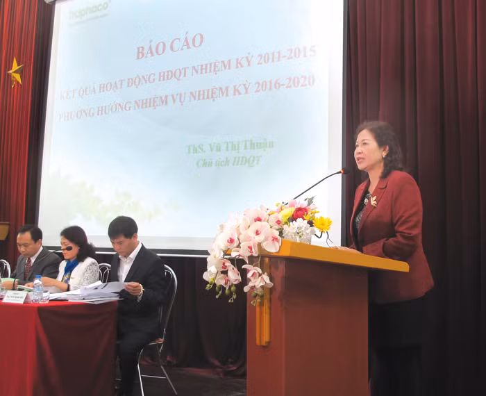 Trong nhiệm kỳ 2016 - 2020, Traphaco đặt mục tiêu tăng tổng doanh thu ít nhất 12%/năm, tăng lợi nhuận 15%/năm. Ảnh: Hồng Minh