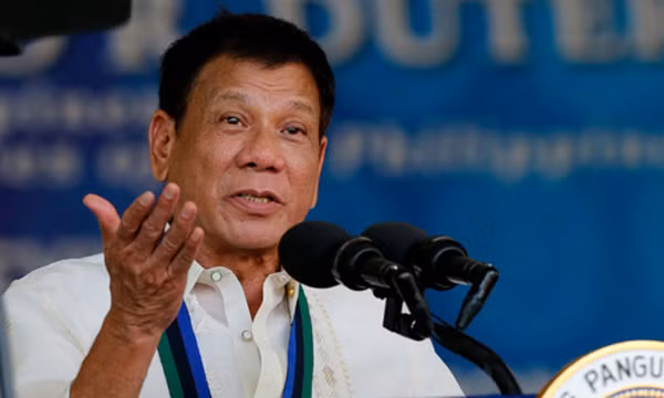 Tổng thống Philippines Duterte. Ảnh:Newscom