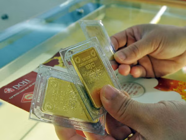 Thị trường vàng lặng sóng dù giá đang ở mức cao. Ảnh: PV.