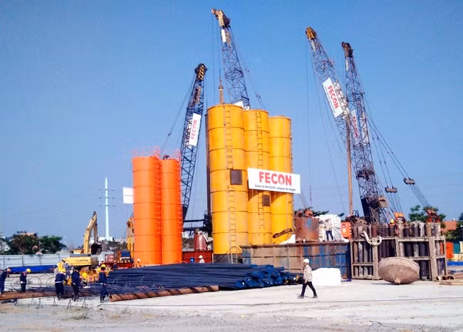 Công trường FECON ra quân sau dịp Tết Nguyên Đán 2015