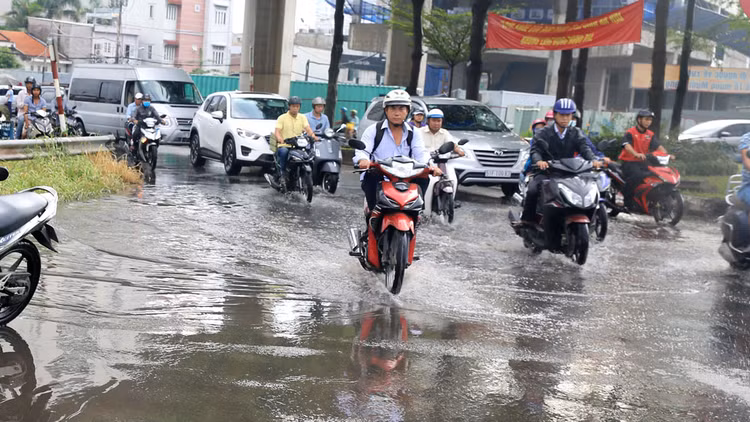 Dự án Giải quyết ngập do triều khu vực TP.HCM có xét đến yếu tố biến đổi khí hậu (giai đoạn 1) đầu tư theo hình thức BT do Trung Nam Group làm nhà đầu tư. Ảnh: Hoài Tâm