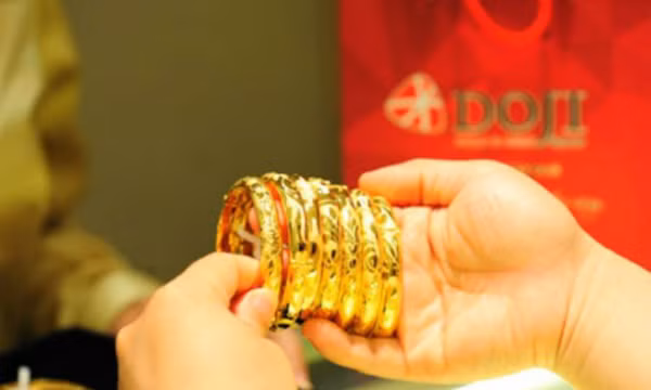 Giá vàng tăng nhẹ vài chục nghìn đồng mỗi lượng sáng nay. Ảnh: PV