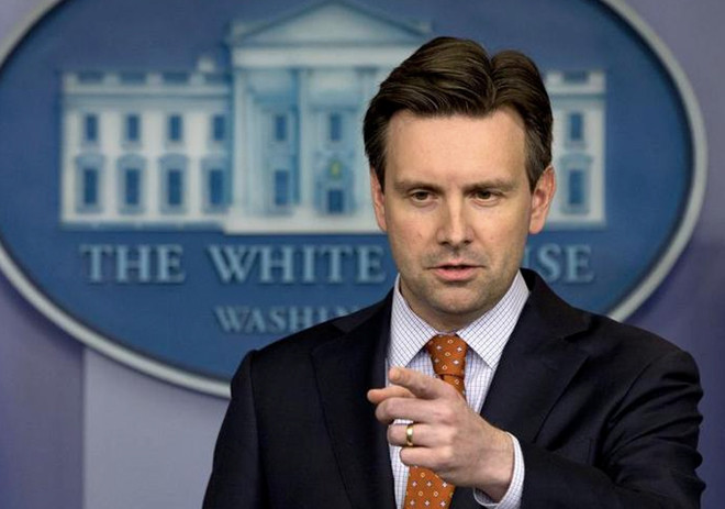 Người phát ngôn Nhà Trắng Josh Earnest. (Nguồn: AP) 