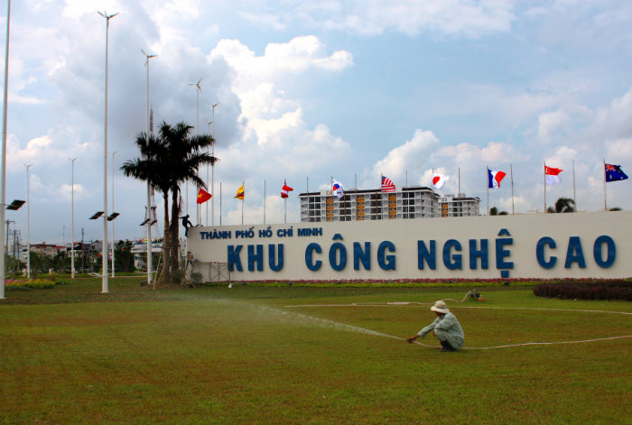 SamSung đã nâng tổng vốn đầu tư ở Khu công nghệ cao TP.HCM lên 2 tỷ USD. Ảnh: Lê Tiên