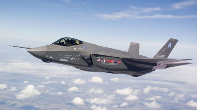 Một máy bay chiến đấu tàng hình F-35 (Ảnh: Lockheed Martin)