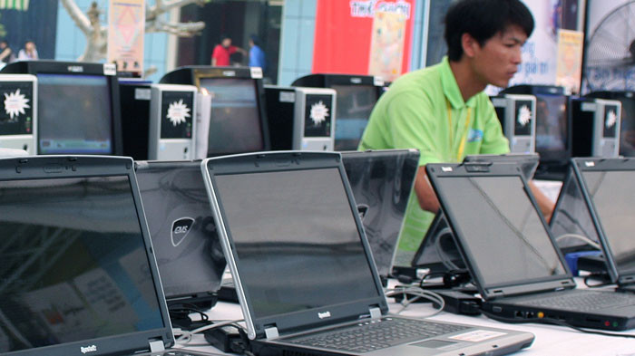 Công ty TNHH Thương mại tổng hợp Minh Long trúng Gói thầu số 3 thuộc Dự án Trang bị hệ thống CNTT tại trụ sở mới của Tổng công ty Điện lực miền Bắc. Ảnh: Nhã Chi 