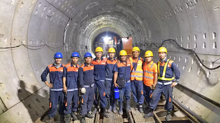 FECON là nhà thầu vận hành robot khoan hầm tại Dự án Metro Line 1 TP.HCM