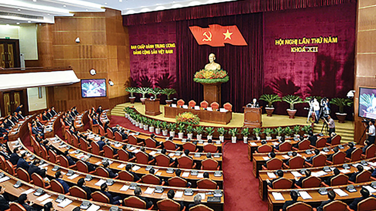 Trong 6 ngày diễn ra Hội nghị, Ban Chấp hành Trung ương Đảng đã thống nhất cao thông qua các nghị quyết, kết luận của Trung ương. Ảnh: Nhật Bắc