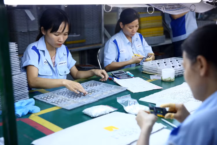 Ưu đãi thuế của Việt Nam đang được tập trung vào nhóm doanh nghiệp có quy mô lớn thuộc ngành công nghiệp (nhất là ngành chế biến và chế tạo), có vốn đầu tư nước ngoài. Ảnh: Nhã Chi