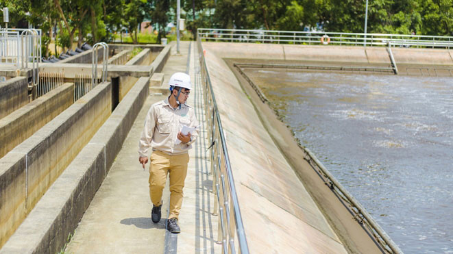 Công ty CP Kỹ thuật SEEN có nhiều ưu thế về năng lực, kinh nghiệm khi tham dự các gói thầu EPC xử lý nước thải. Ảnh: st