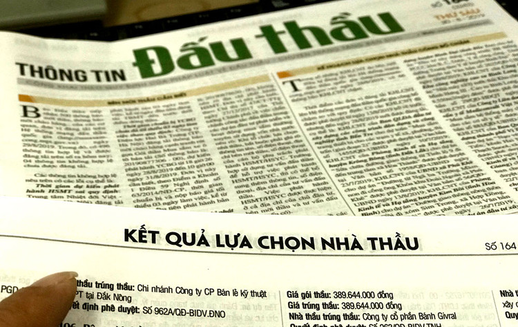 Hơn 3 năm qua, Công ty TNHH Xây dựng Hùng Thiên Long được giao làm bên mời thầu cho ít nhất 89 gói thầu, nhưng mới công khai kết quả lựa chọn nhà thầu của 29 gói thầu. Ảnh: Nhã Chi