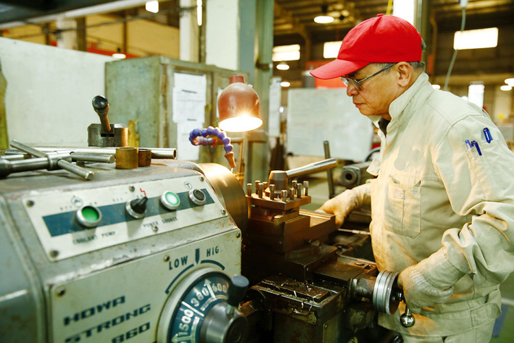 Trong giai đoạn 2017 - 2019, Công ty CP Cơ khí và Thiết bị áp lực - VVMI (Apluco) luôn bảo đảm doanh thu hàng năm đạt trên 300 tỷ đồng. Ảnh: Hoài Tâm