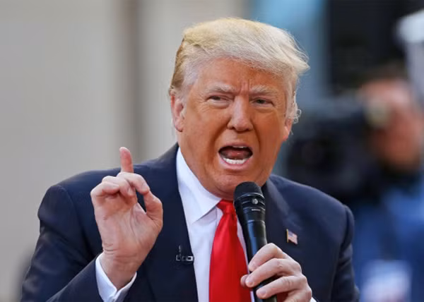 Ứng viên tổng thống Mỹ đảng Cộng hoà Donald Trump. Ảnh: Slate