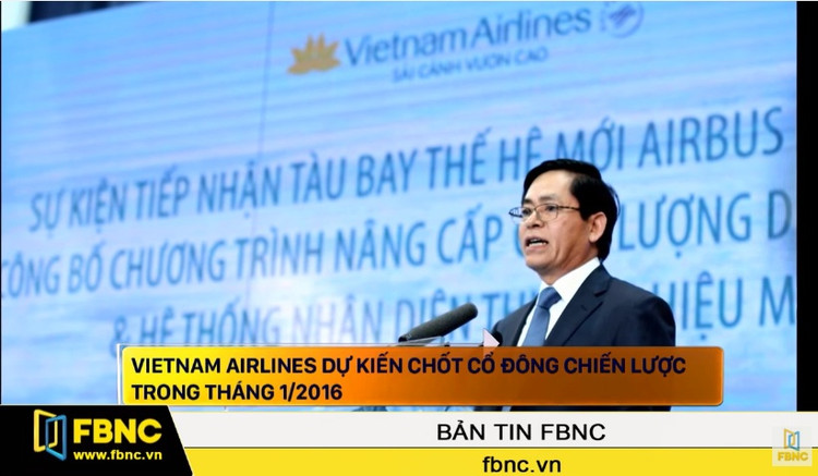 Vietnam Airlines dự kiến chốt cổ đông chiến lược trong tháng 1/2016