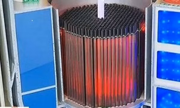 Mô hình thiêt kế lò phản ứng hạt nhân cỡ nhỏ của Trung Quốc. Ảnh: SCMP