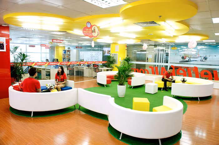 Môi trường làm việc thân thiện ở Vietjet