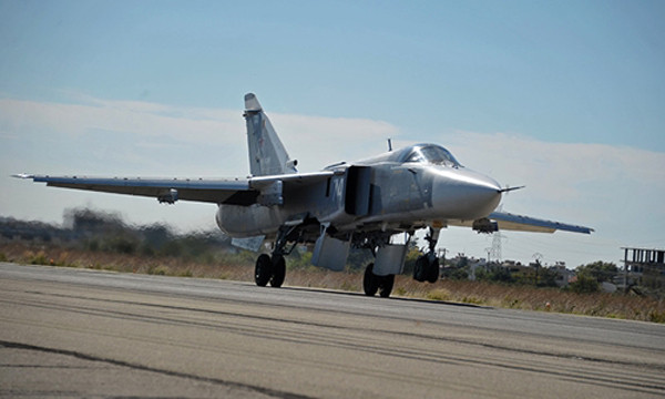 Chiến đấu cơ Su-24 của Nga. Ảnh:RT.