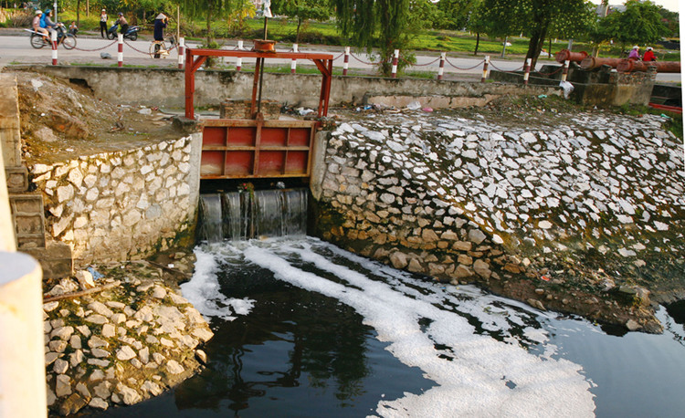 Dự án Hệ thống xử lý nước thải Yên Xá (TP. Hà Nội) có tổng mức đầu tư hơn 16.000 tỷ đồng. Ảnh: Nhã Chi