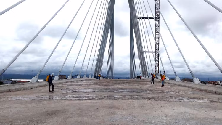 Nhà thầu trúng thầu sẽ xây dựng tuyến đường từ cầu Nhật Lệ 2 đến cầu Lệ Kỳ dài 760,05m và xây dựng mới cầu Lệ Kỳ. Ảnh: Văn Được