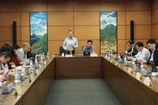 Các đại biểu Quốc hội thảo luận tại Tổ 3