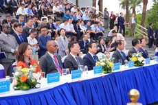 Các đại biểu tham dự lễ Khai mạc và trình diễn công nghệ tại Tuần lễ Số Quốc tế Việt Nam 2025 - Ảnh: VGP/TG