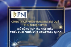 PNJ mở rộng hợp tác nhà thầu triển khai chuỗi cửa hàng toàn quốc