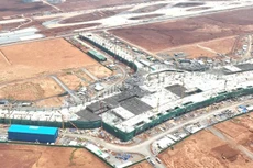 Giải phóng mặt bằng làm hệ thống tiêu thoát nước ngoài sân bay Long Thành