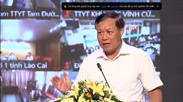 Thứ trưởng Bộ Y tế Đỗ Xuân Tuyên phát biểu tại Hội nghị