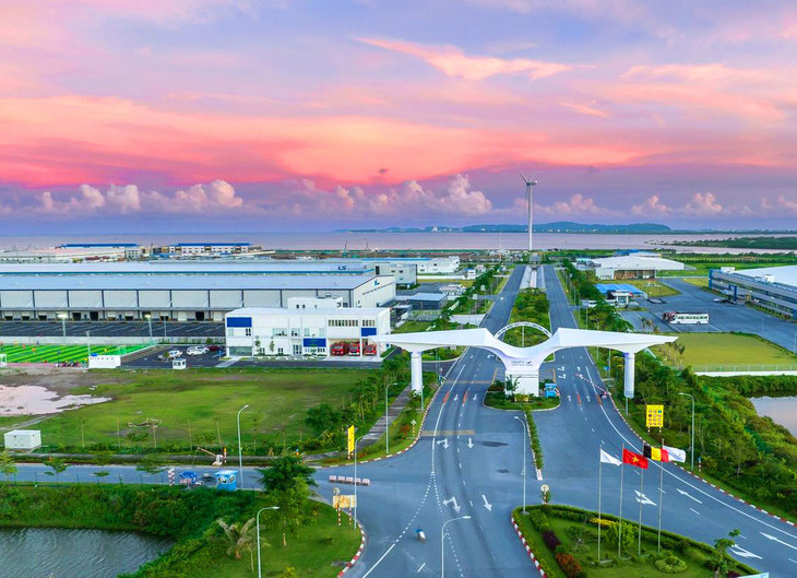 Khu công nghiệp Deep C đang thực hiện chương trình chuyển đổi năng lượng đầy tham vọng. Ảnh: Trần Sơn