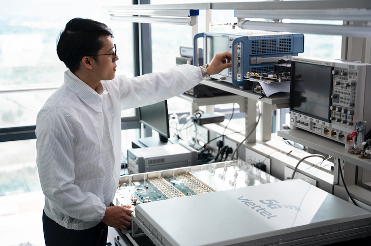 Viettel làm chủ hoàn toàn các thiết bị trong hệ sinh thái 5G. Ảnh: Viettel
