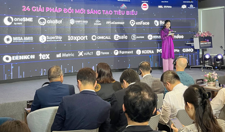 24 giải pháp tiêu biểu được lựa chọn từ 758 giải pháp tham gia Chương trình. Ảnh: Thế Vũ