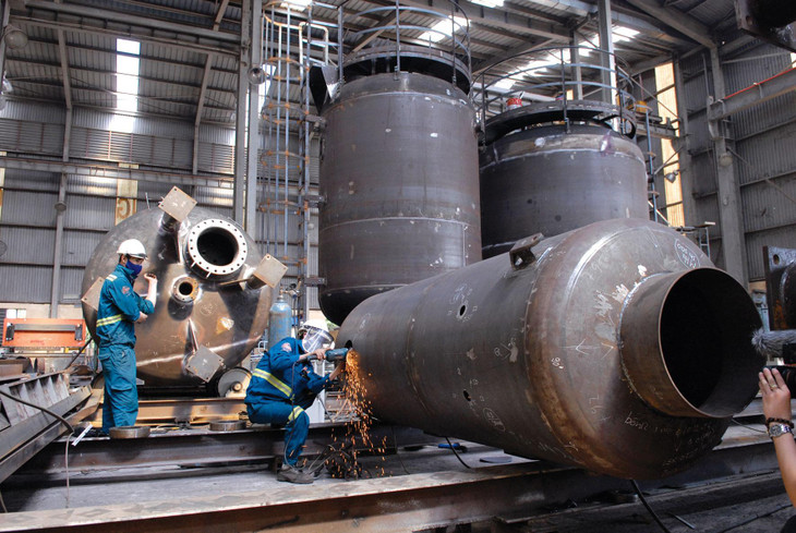 Nhà máy chế tạo thiết bị bồn bể của Lilama Nhà máy chế tạo thiết bị bồn bể của Lilama