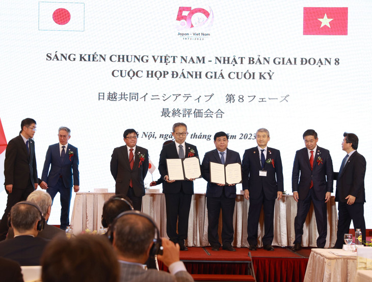 Lễ ký biên bản kết thúc giai đoạn 8 Sáng kiến chung Việt Nam - Nhật Bản