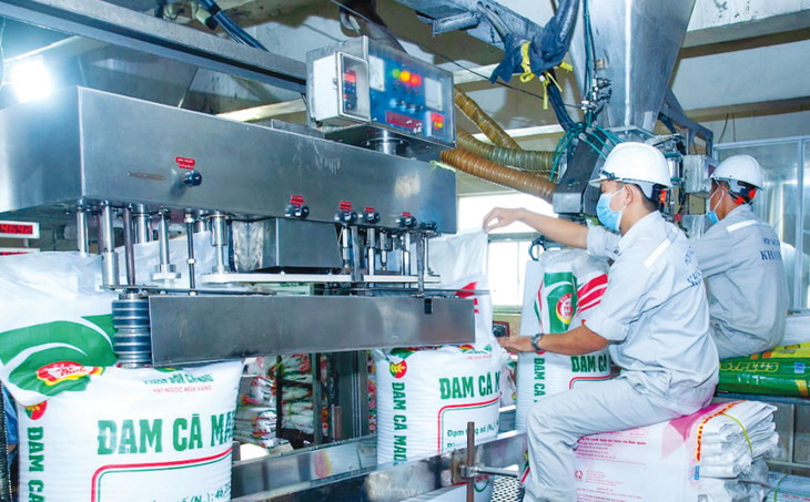 Năm 2023, Công ty CP Phân bón Dầu khí Cà Mau ước đạt 13.572 tỷ đồng doanh thu, giảm 17% so với năm 2022. Ảnh: Quỳnh Trang