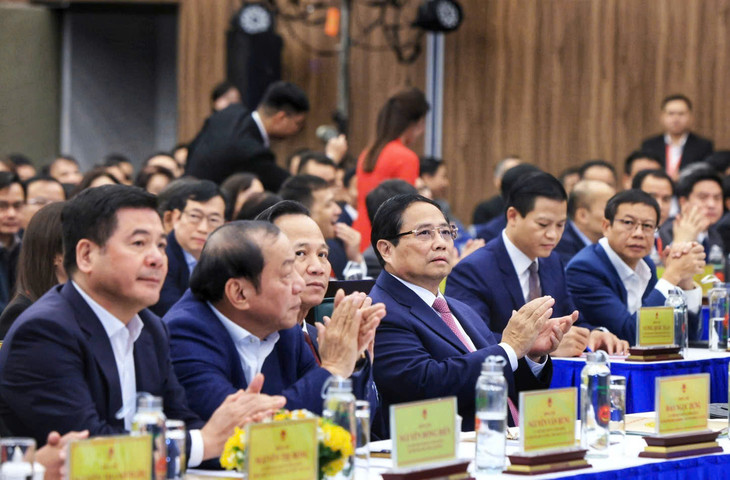 Thủ tướng Phạm Minh Chính dự Hội nghị tổng kết công tác năm 2024 và triển khai nhiệm vụ năm 2025 của ngành kế hoạch và đầu tư. Ảnh: Tuấn Anh Thủ tướng Phạm Minh Chính dự Hội nghị tổng kết công tác năm 2024 và triển khai nhiệm vụ năm 2025 của ngành kế hoạch và đầu tư. Ảnh: Tuấn Anh