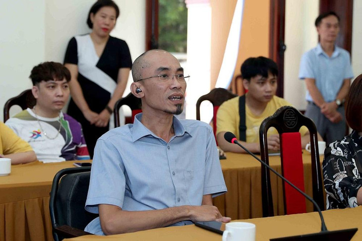 Anh Phạm Việt Hoài, Chủ tịch Hội đồng quản trị Công ty KymViet phát biểu tại sự kiện. Ảnh: Mpi Anh Phạm Việt Hoài, Chủ tịch Hội đồng quản trị Công ty KymViet phát biểu tại sự kiện. Ảnh: Mpi