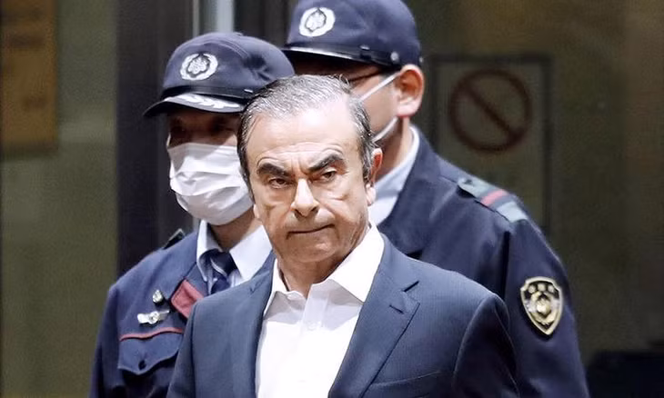 Carlos Ghosn bị bắt ngày 19/11/2018 ở Tokyo - Ảnh: JPT