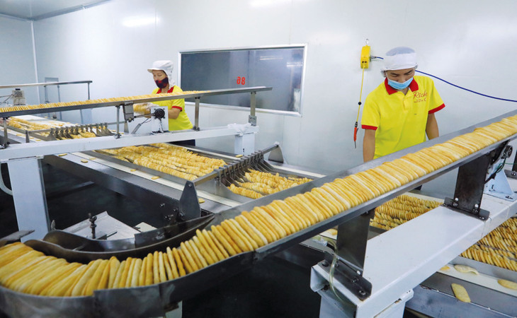 Trong thời gian tới, doanh nghiệp sẽ triển khai dự án mới và mở rộng sản xuất để đáp ứng nhu cầu trong nước ngày càng tăng và sự phục hồi của các đơn hàng xuất khẩu. Ảnh: Tuấn Anh Trong thời gian tới, doanh nghiệp sẽ triển khai dự án mới và mở rộng sản xuất để đáp ứng nhu cầu trong nước ngày càng tăng và sự phục hồi của các đơn hàng xuất khẩu. Ảnh: Tuấn Anh