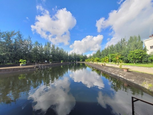 Hồ nước thải của Nhà máy Nhiệt điện Hải Phòng