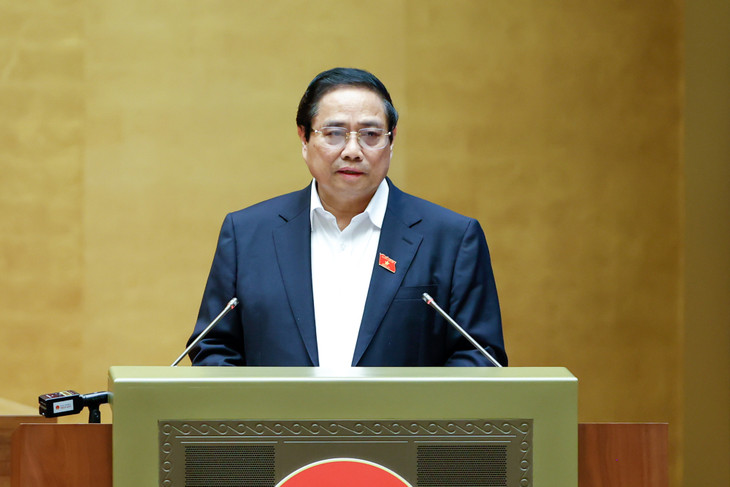 Thủ tướng Phạm Minh Chính phát biểu tại Hội nghị. Ảnh: VGP/Nhật Bắc