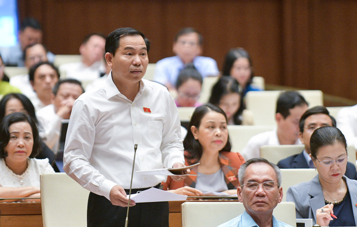 Chủ nhiệm Ủy ban Tài chính, Ngân sách Lê Quang Mạnh. Ảnh: quochoi.vn