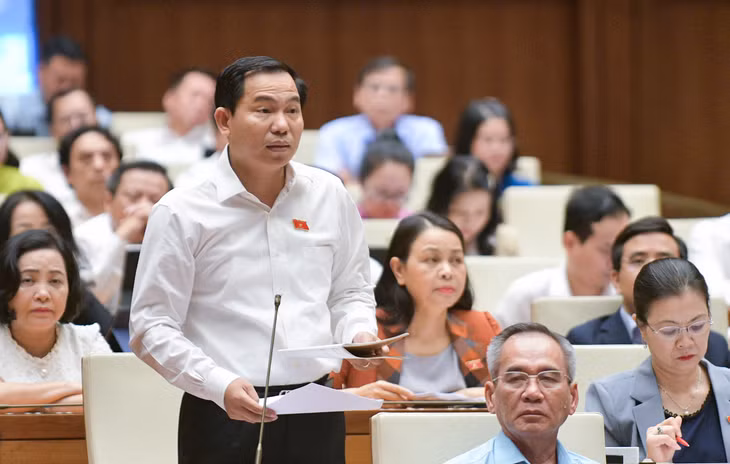 Chủ nhiệm Ủy ban Tài chính, Ngân sách Lê Quang Mạnh. Ảnh: quochoi.vn