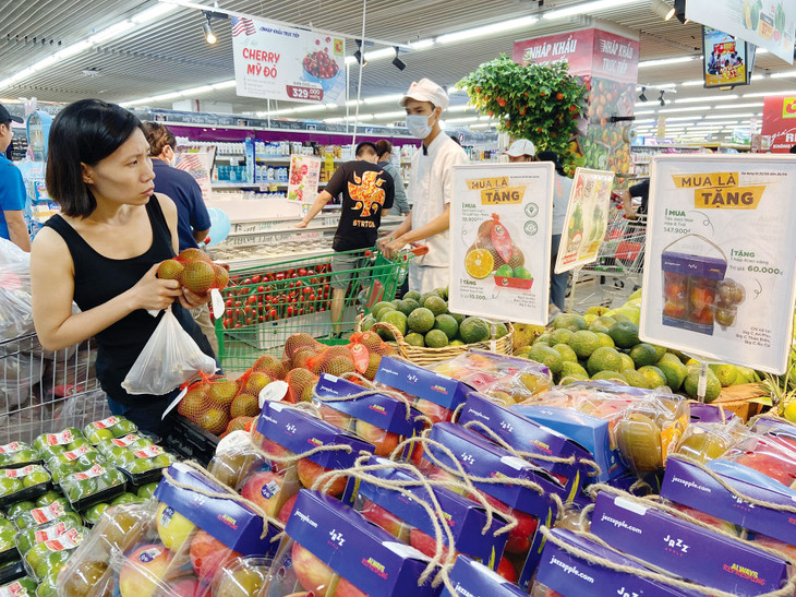 Dù tiêu dùng trong nước giảm sút nhưng vẫn là động lực duy trì tăng trưởng cho nền kinh tế. Ảnh: Nhã Chi