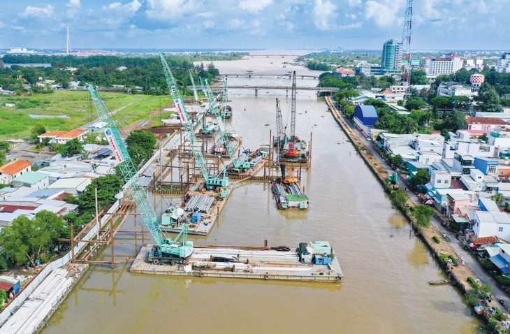 Thi công âu thuyền Cái Khế (TP. Cần Thơ)