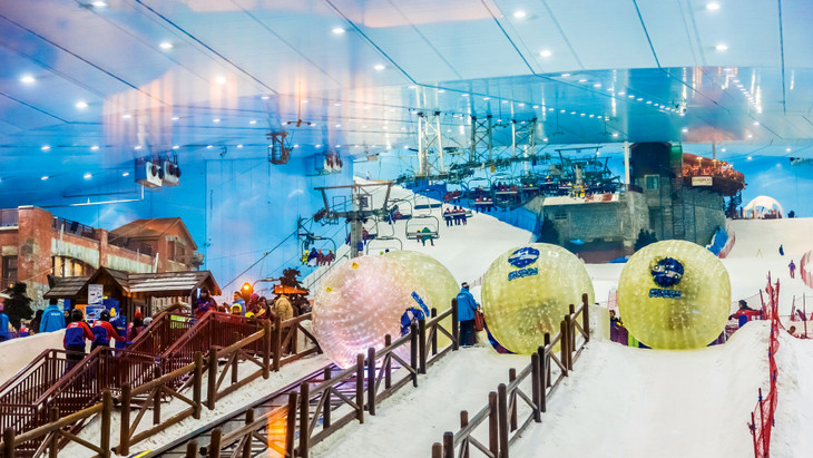 Sailing Bay Ninh Chữ dành 81,5% không gian cho tiện ích và cảnh quan, trong đó nổi bật nhất là nhà tuyết top 3 thế giới