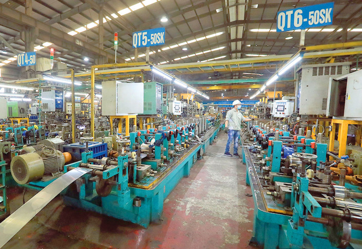 Chỉ số sản xuất công nghiệp năm 2023 ước tăng khoảng 2,84%. Ảnh: Tuấn Anh