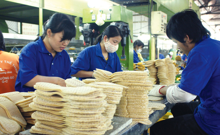 Doanh nghiệp gặp nhiều khó khăn do thị trường bị thu hẹp, chi phí đầu vào tăng, khó tiếp cận vốn... Ảnh: Lê Tiên