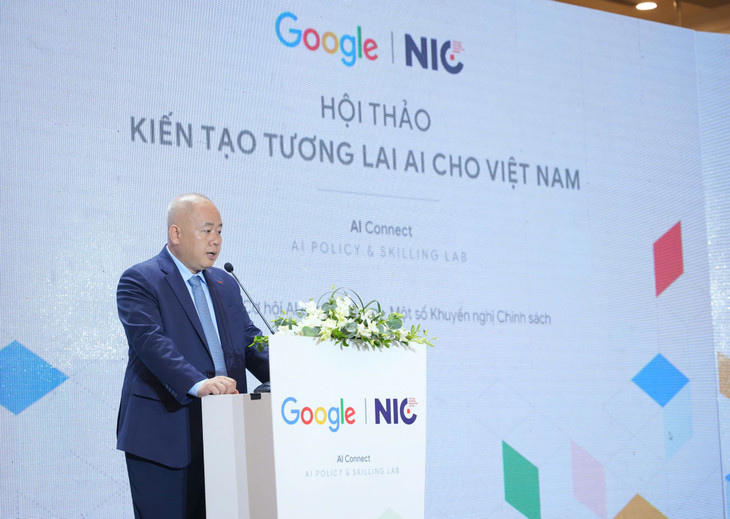 Thứ trưởng Bộ Kế hoạch và Đầu tư Đỗ Thành Trung phát biểu tại Hội thảo. Ảnh: NIC