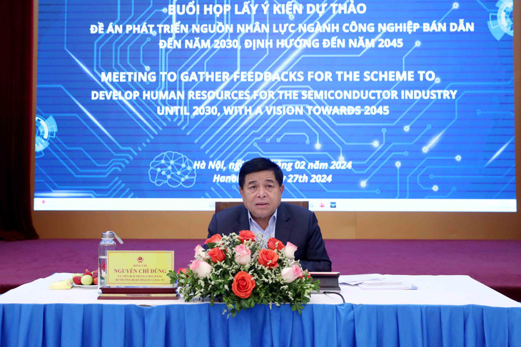 Bộ trưởng Nguyễn Chí Dũng ghi nhận sự đóng góp của các bên liên quan trong việc tham gia xây dựng Đề án